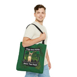 Tote Bag - Dogs & Plants