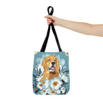 Tote Bag - Golden  Flowers